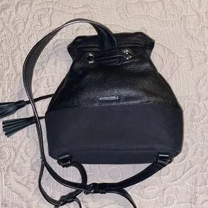 Rebecca Minkoff Convertible Backpack Leather and Canvas, Clean GUC Rebecca Minkoff | Bags | Rebecca Minkoff Convertible  main image 2